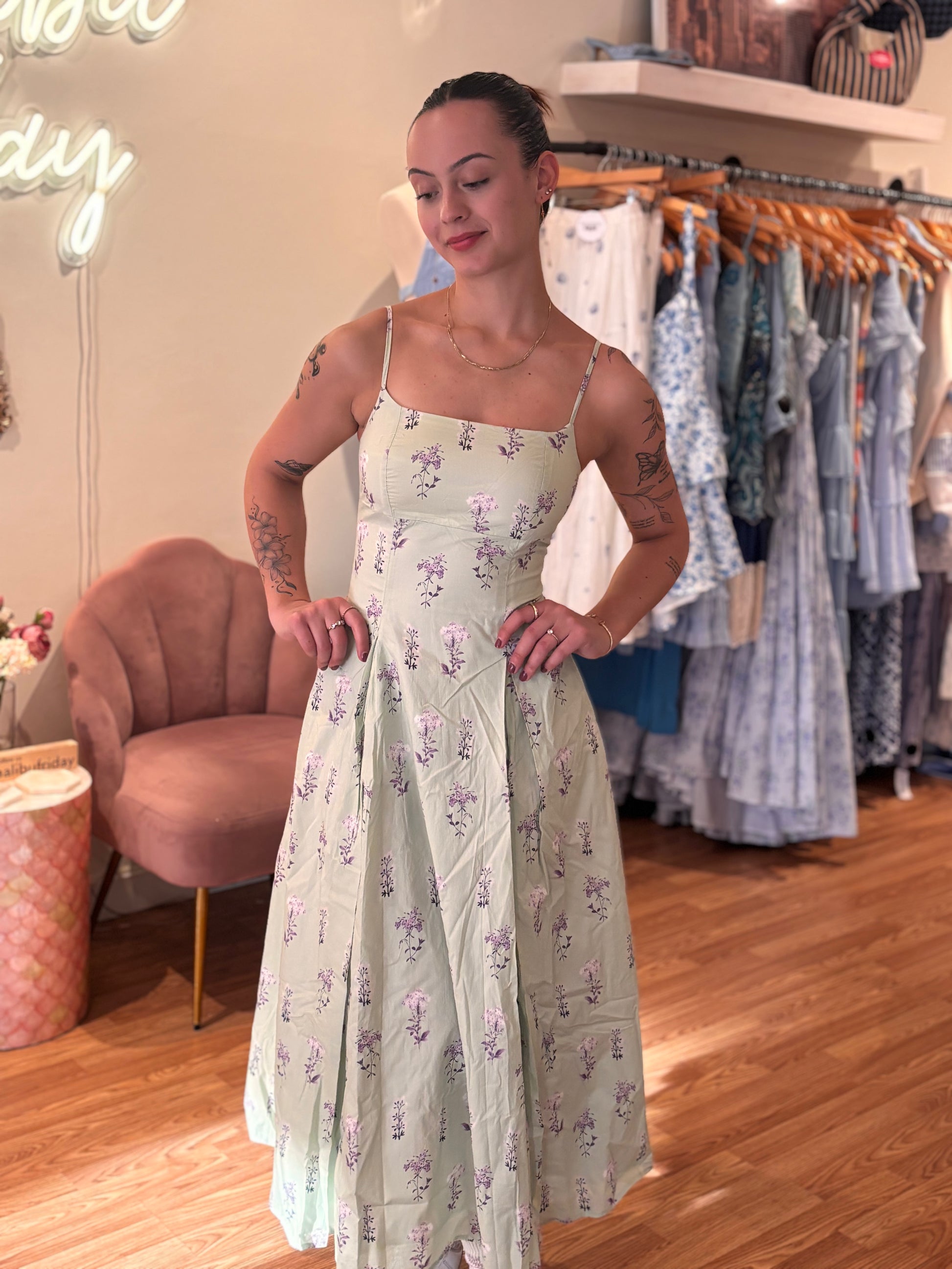 Crest Midi Dress – Malibu Friday