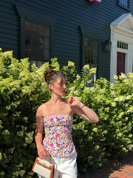 Flower Show Tube Top