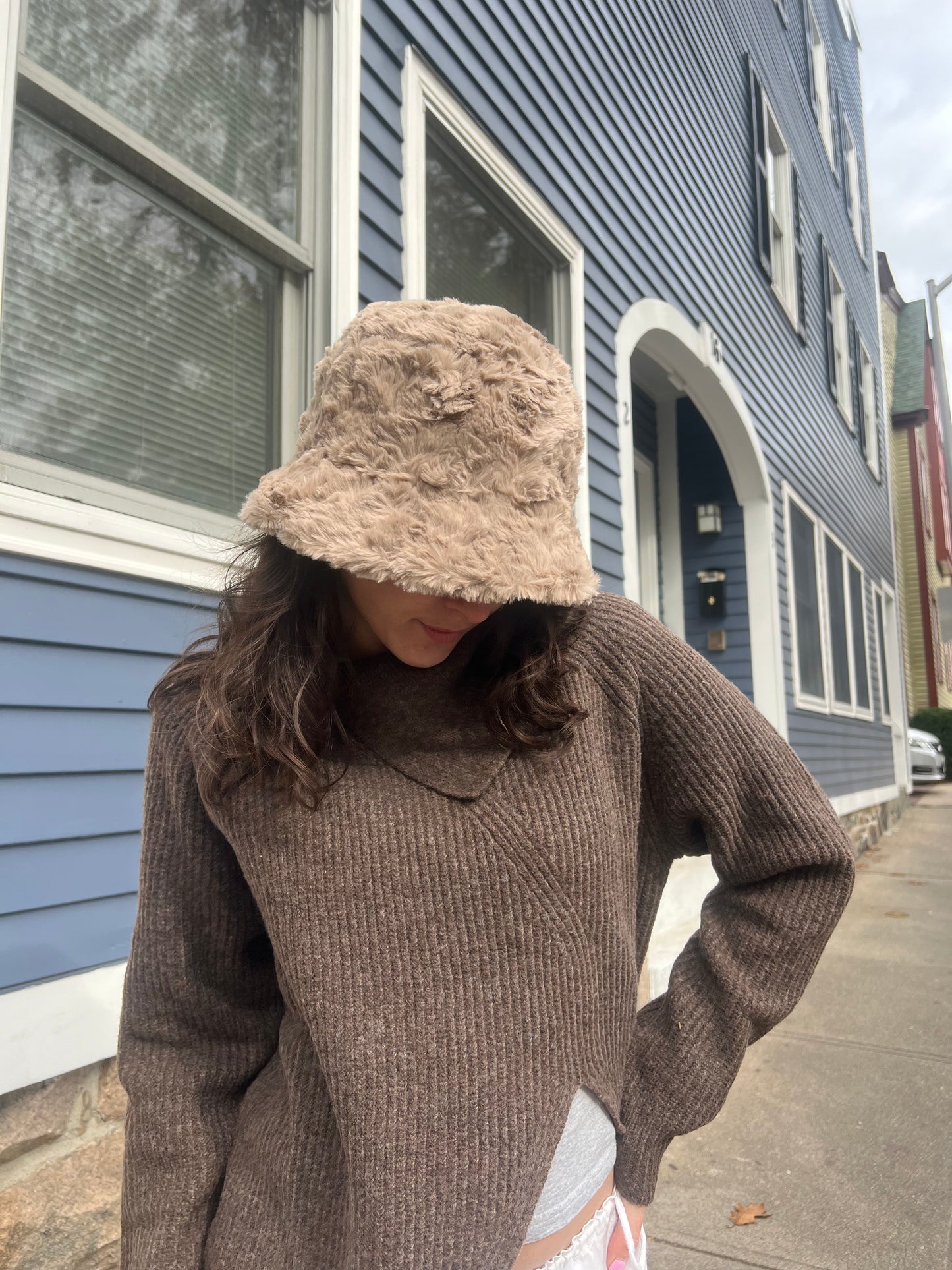 Frances Fur Bucket Hat