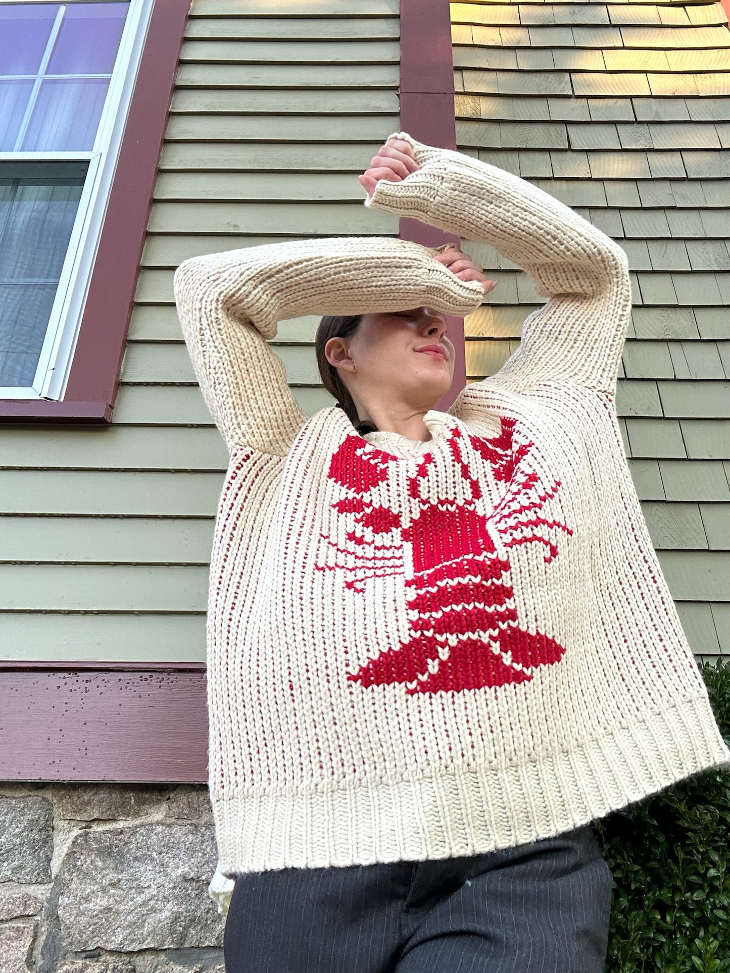 New England Lobster Sweater