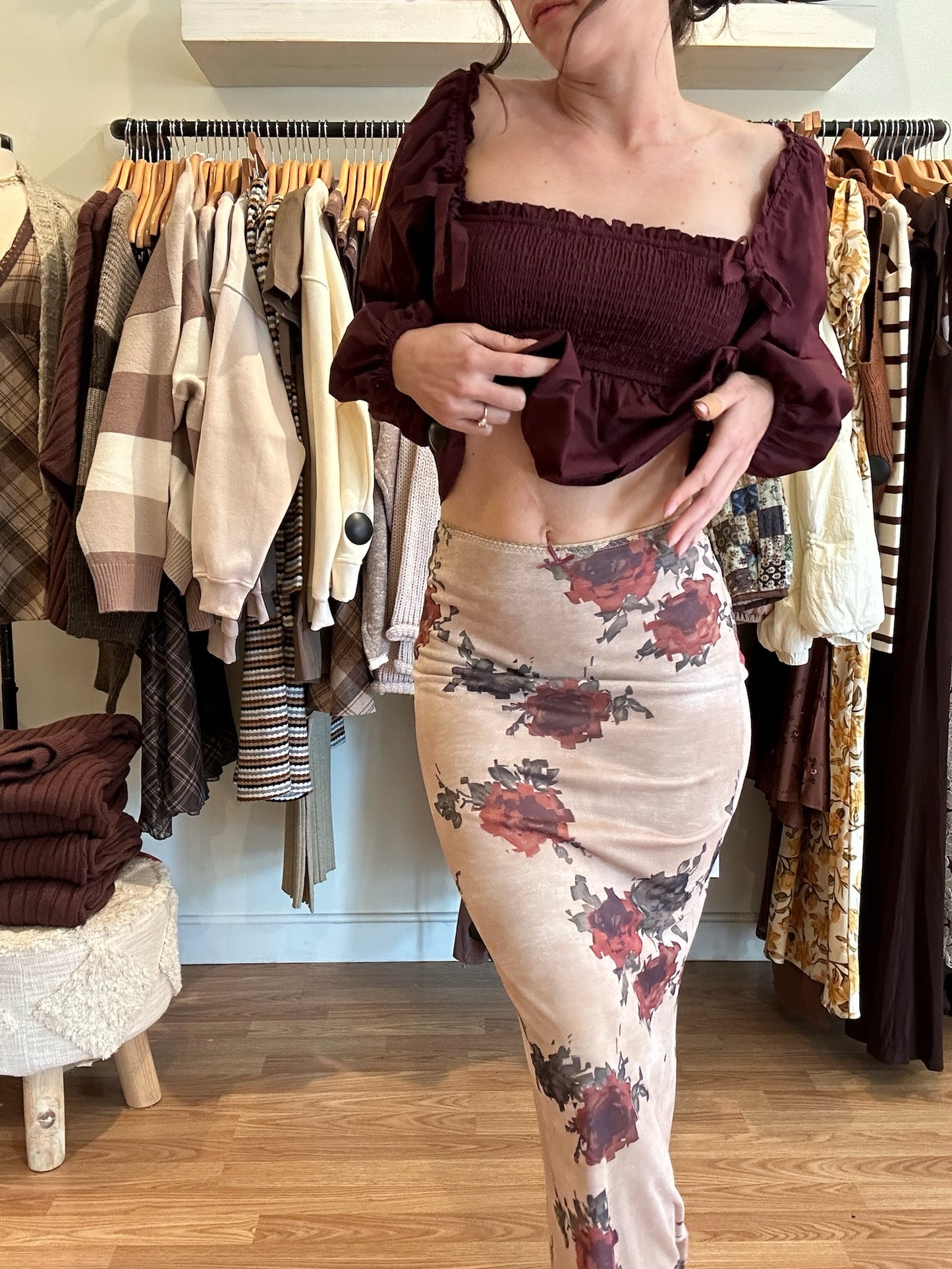 Fall Roses Skirt