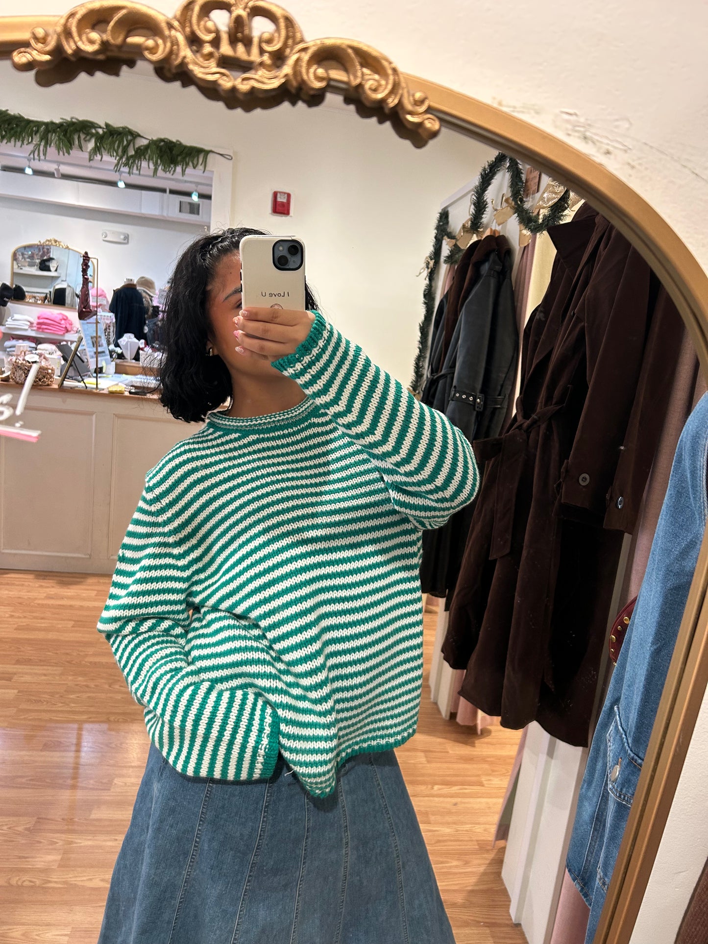 Drawing The Line Sweater