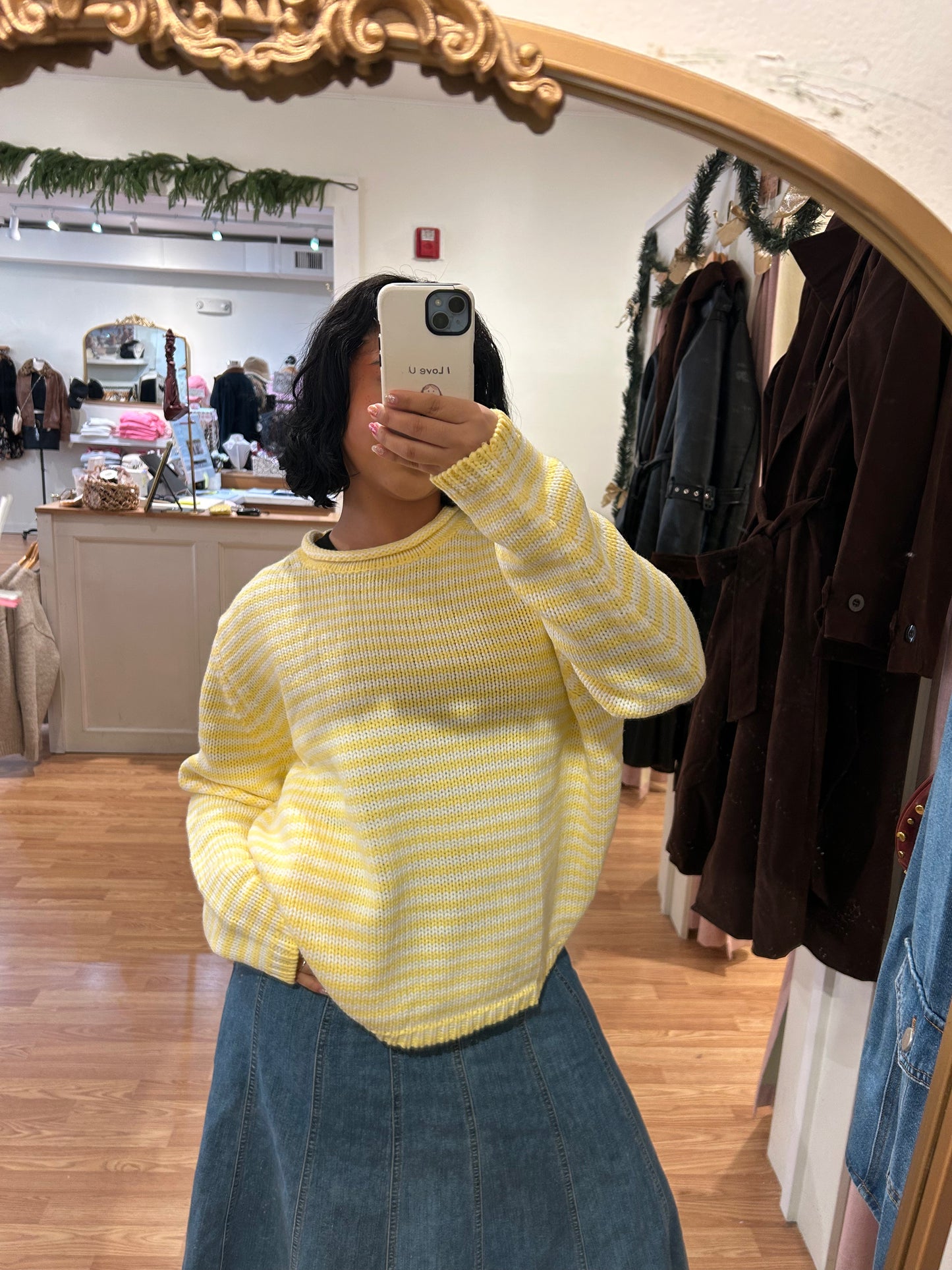 Drawing The Line Sweater