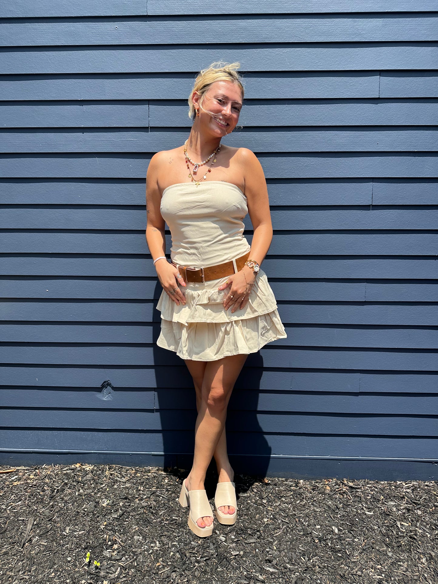 Blake Belted Dress