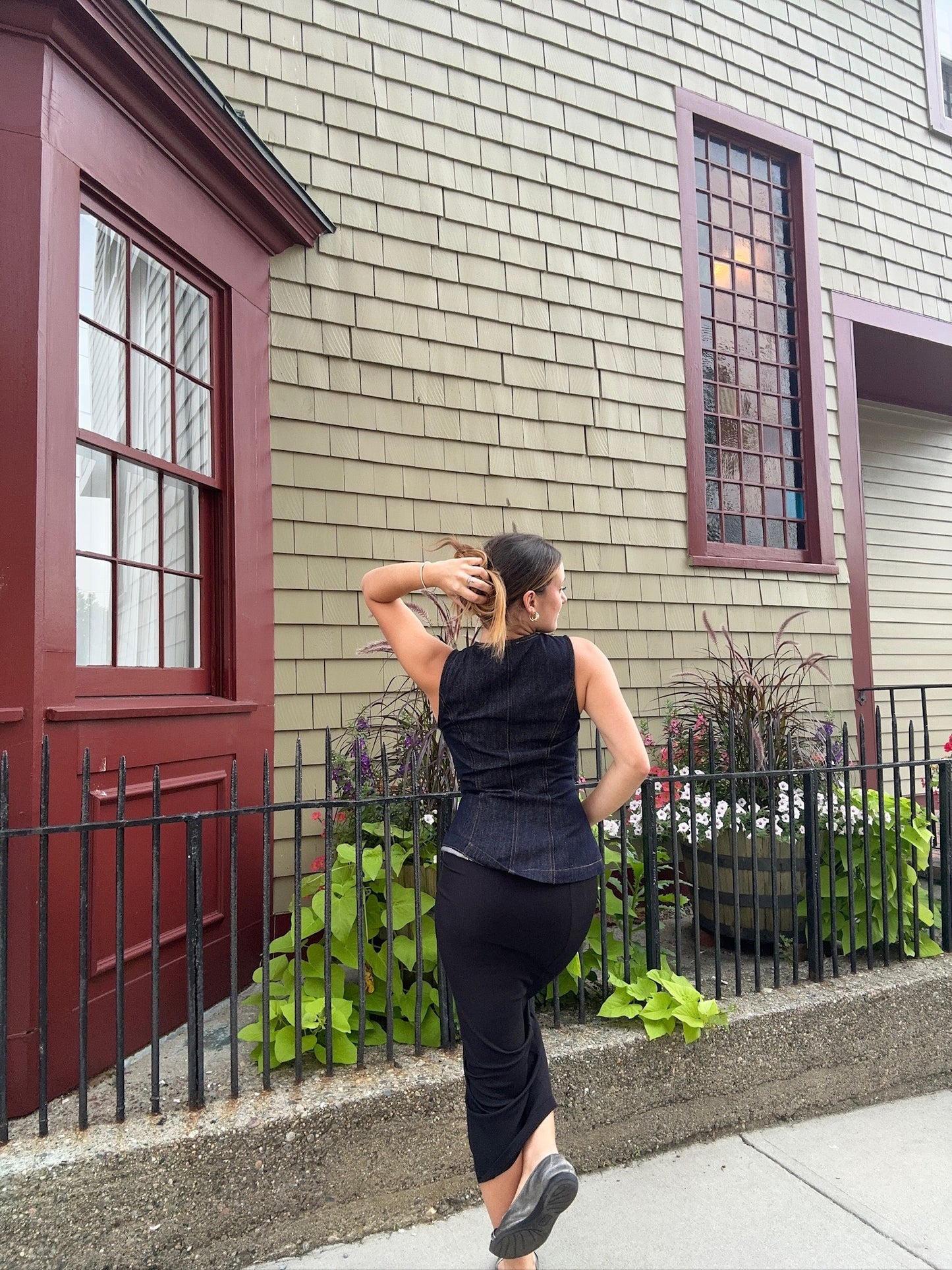 Lyra Denim Tank