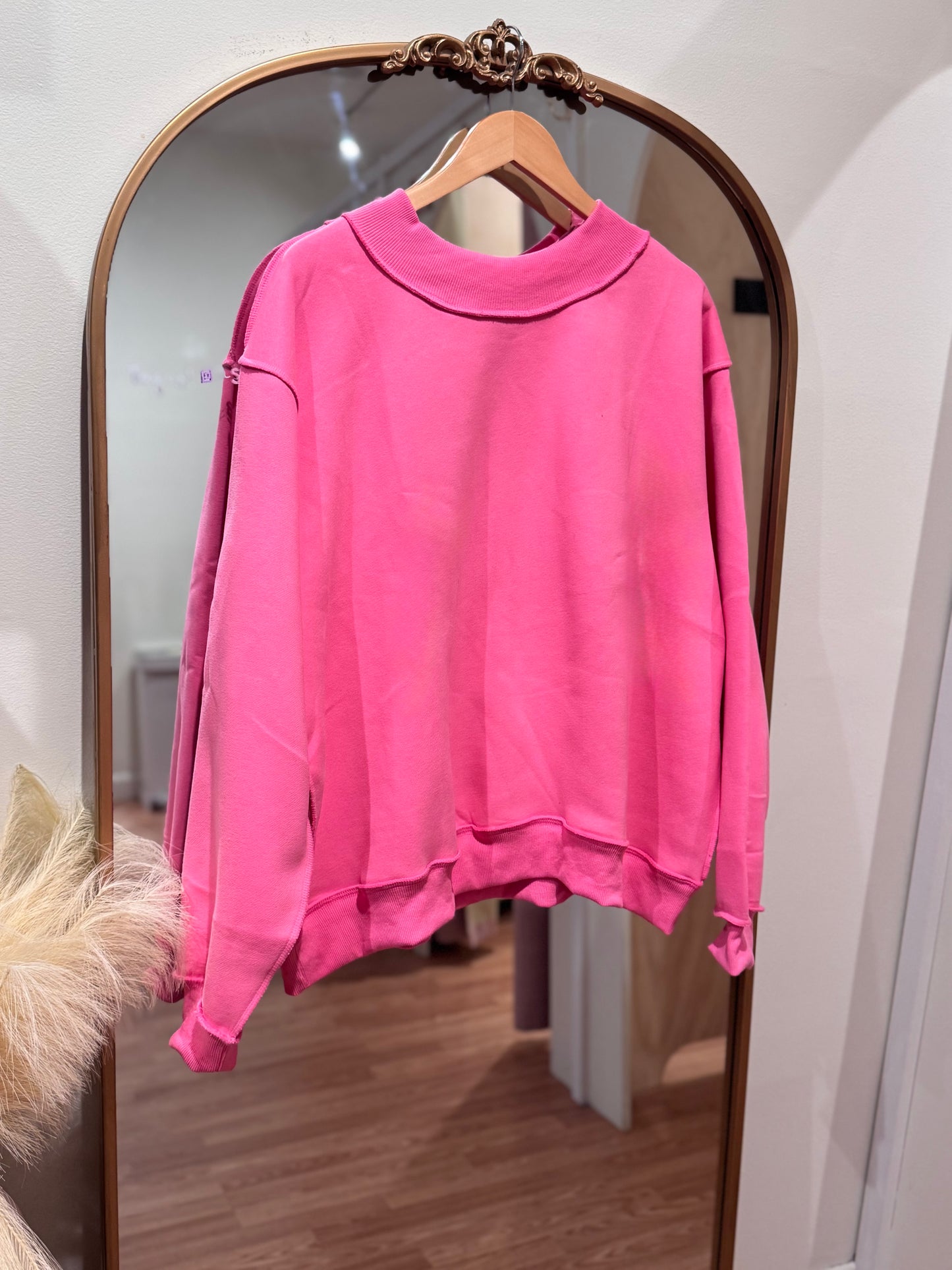 Marianna Mock Neck Sweatshirt