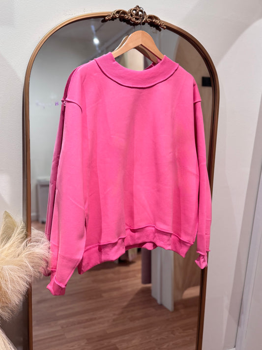 Marianna Mock Neck Sweatshirt