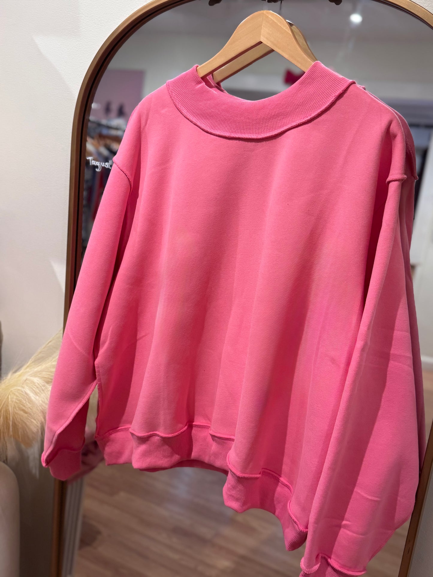 Marianna Mock Neck Sweatshirt