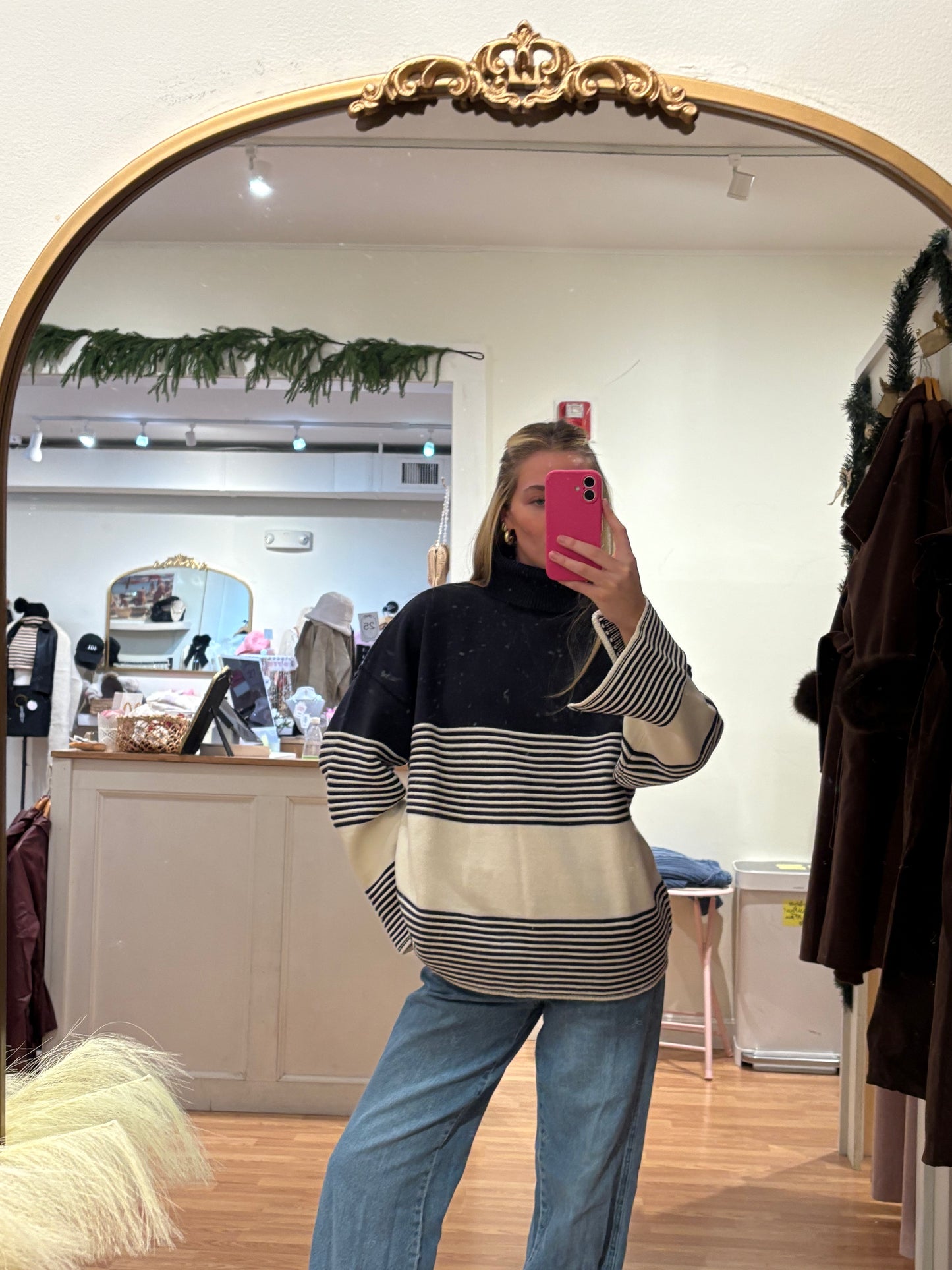Shore Town Striped Sweater