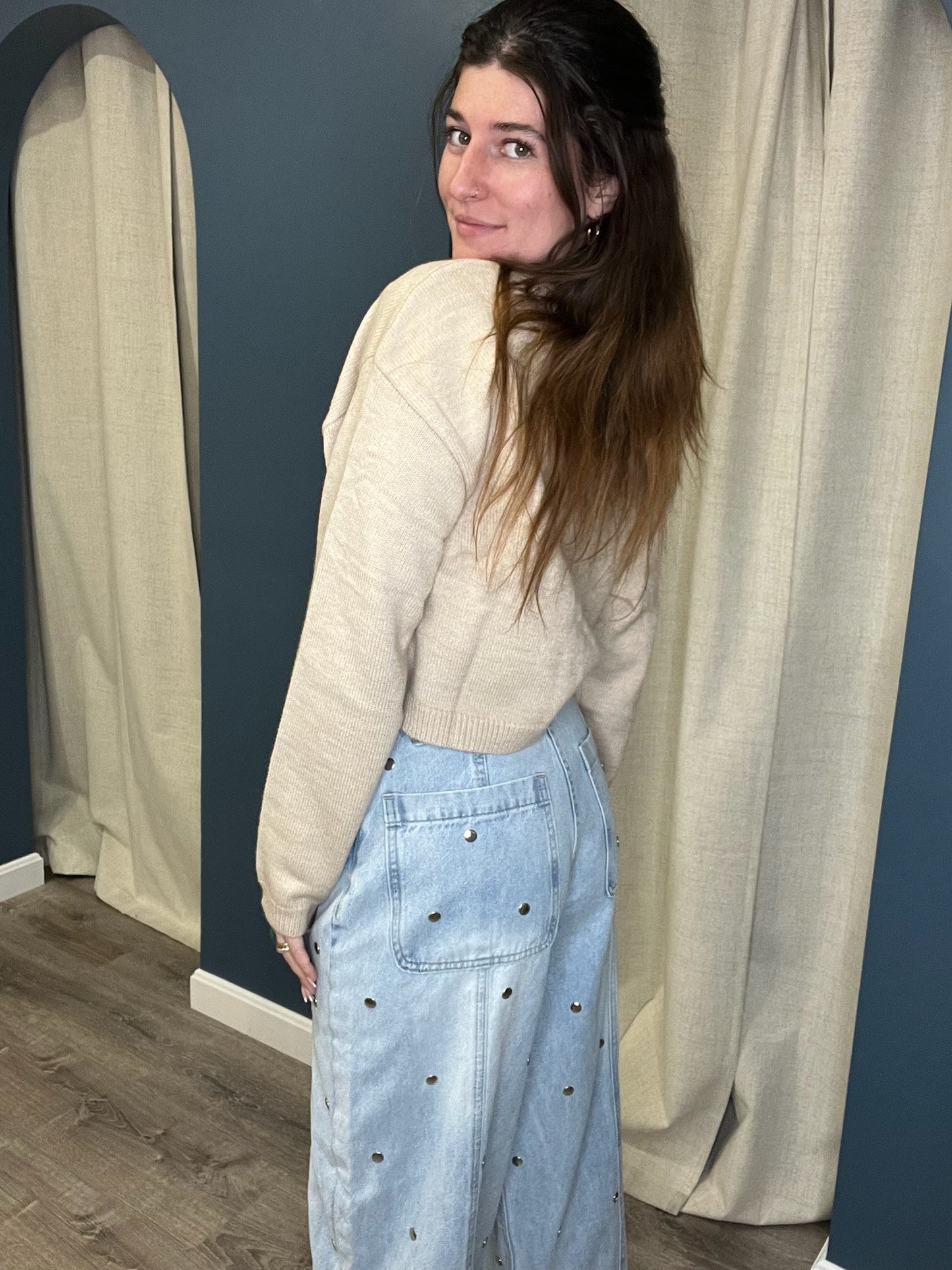 Dirty Martini Beaded Sweater