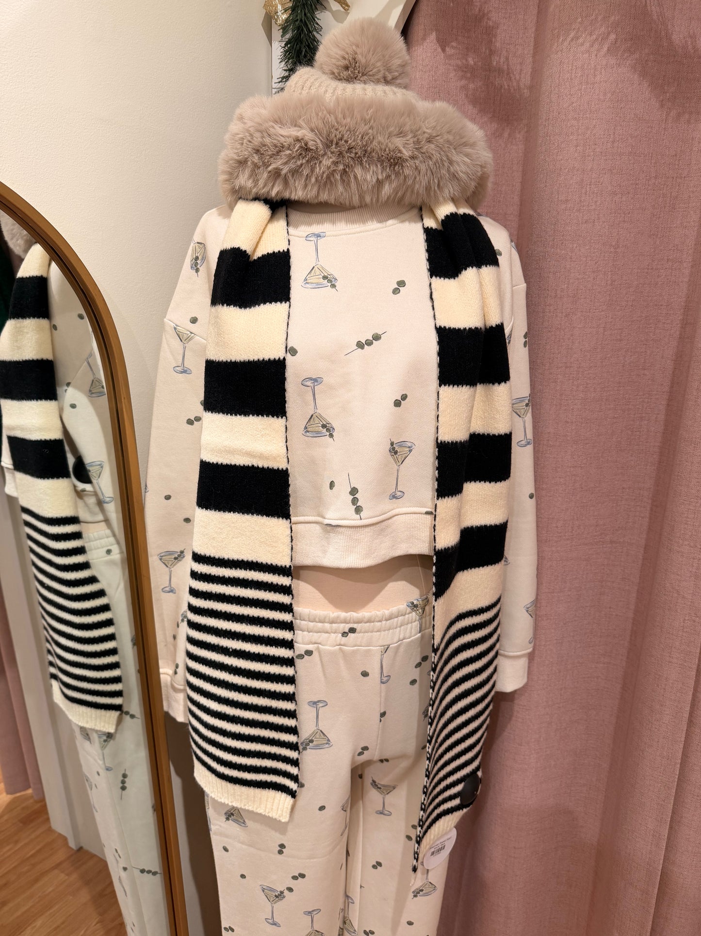 Susannah Striped Scarf