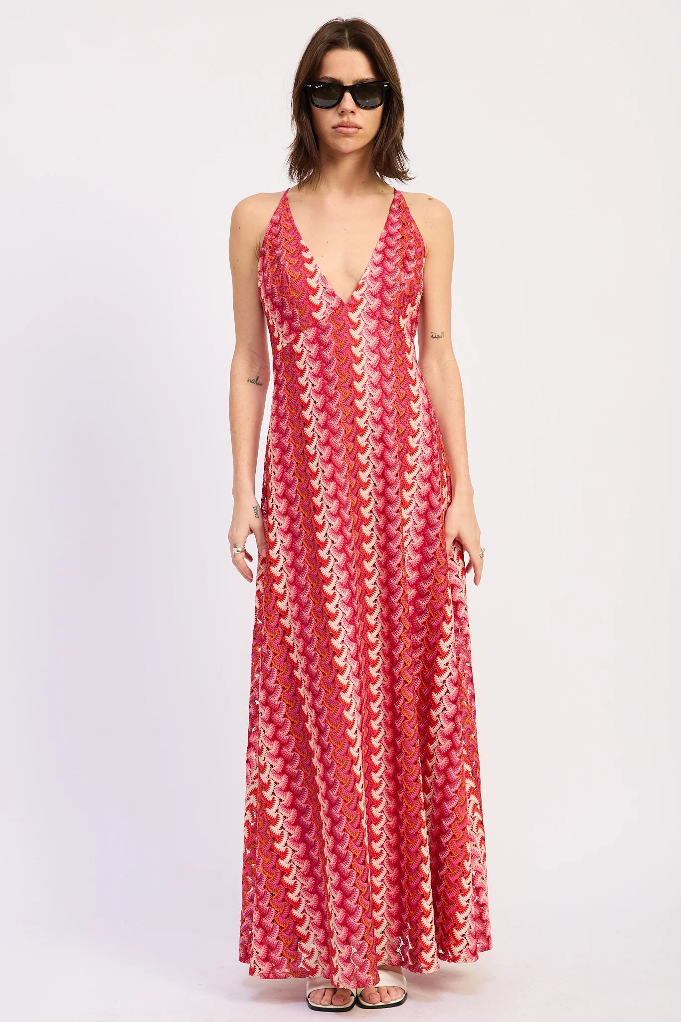 Cara Crochet Maxi Dress