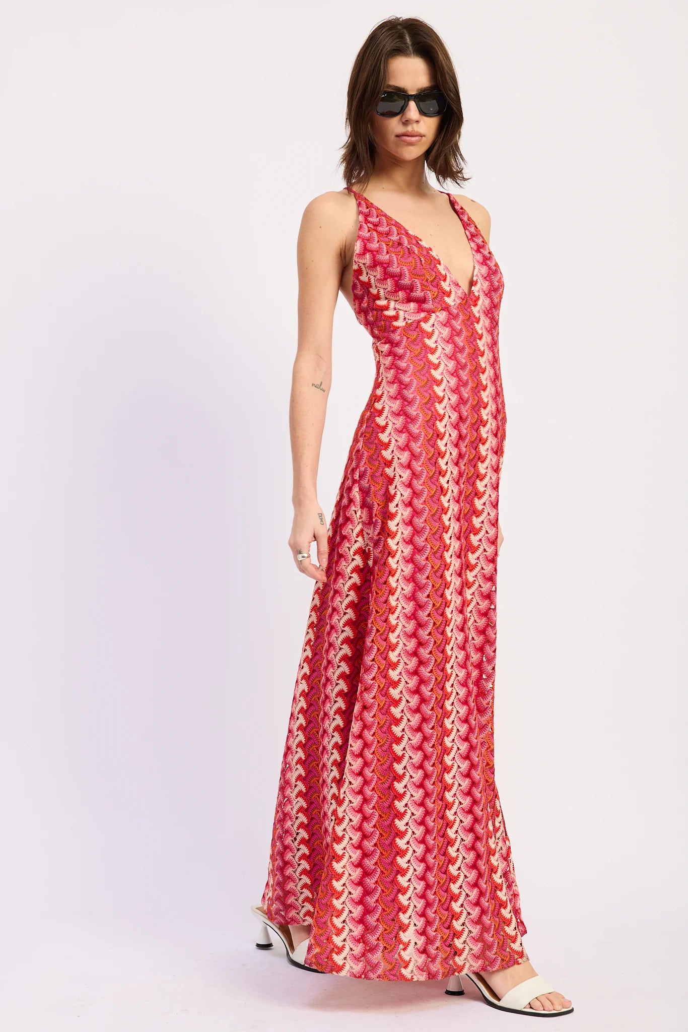 Cara Crochet Maxi Dress