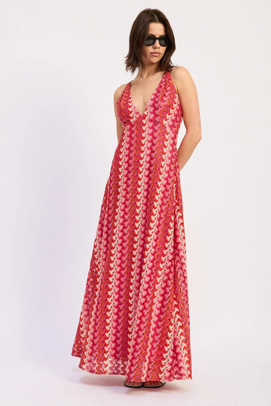 strapless open back dress The Slip Dress – Tibi Official main image 1