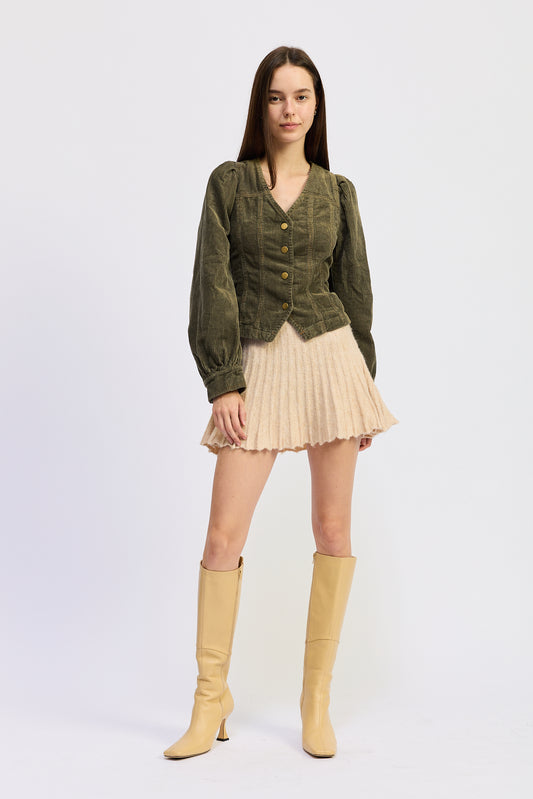Sylvie Corduroy Top