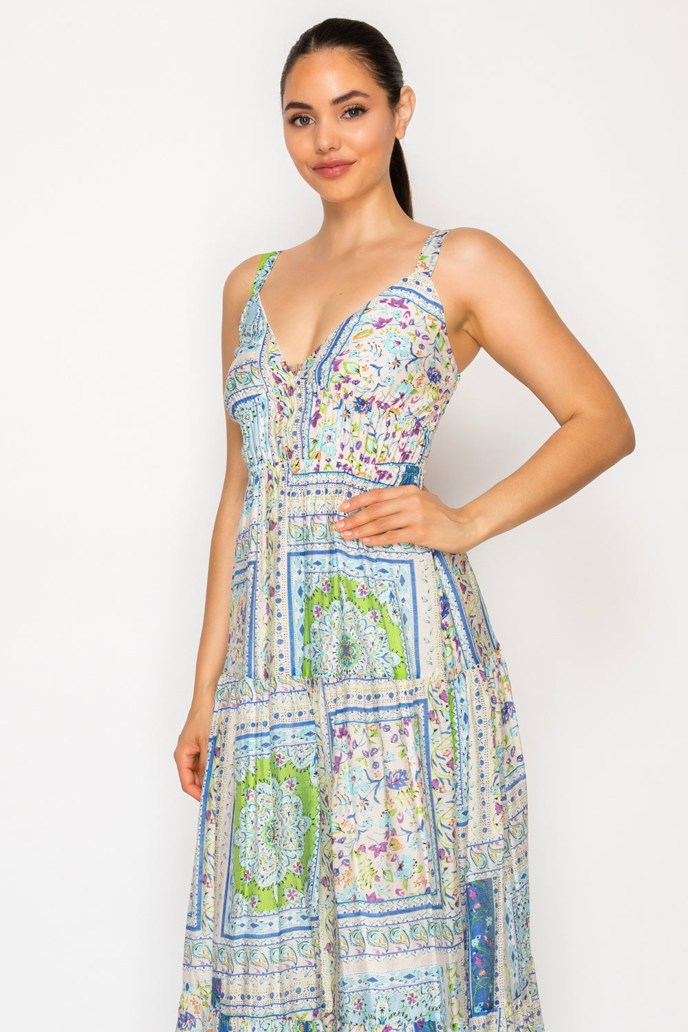 Tati Tapestry Maxi Dress
