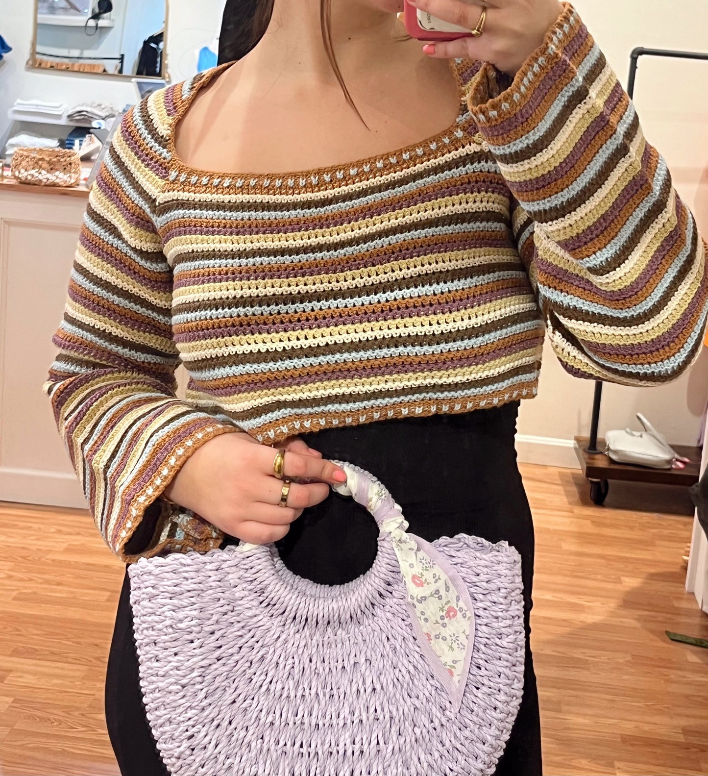 Callie Crochet Top