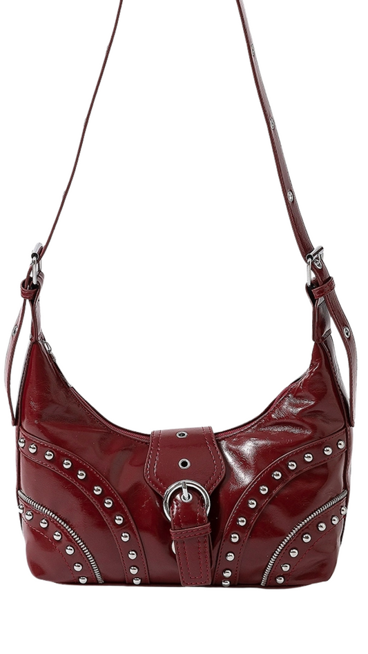 Leather Studded Bag