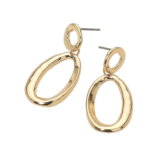 Ollie Oval Earring