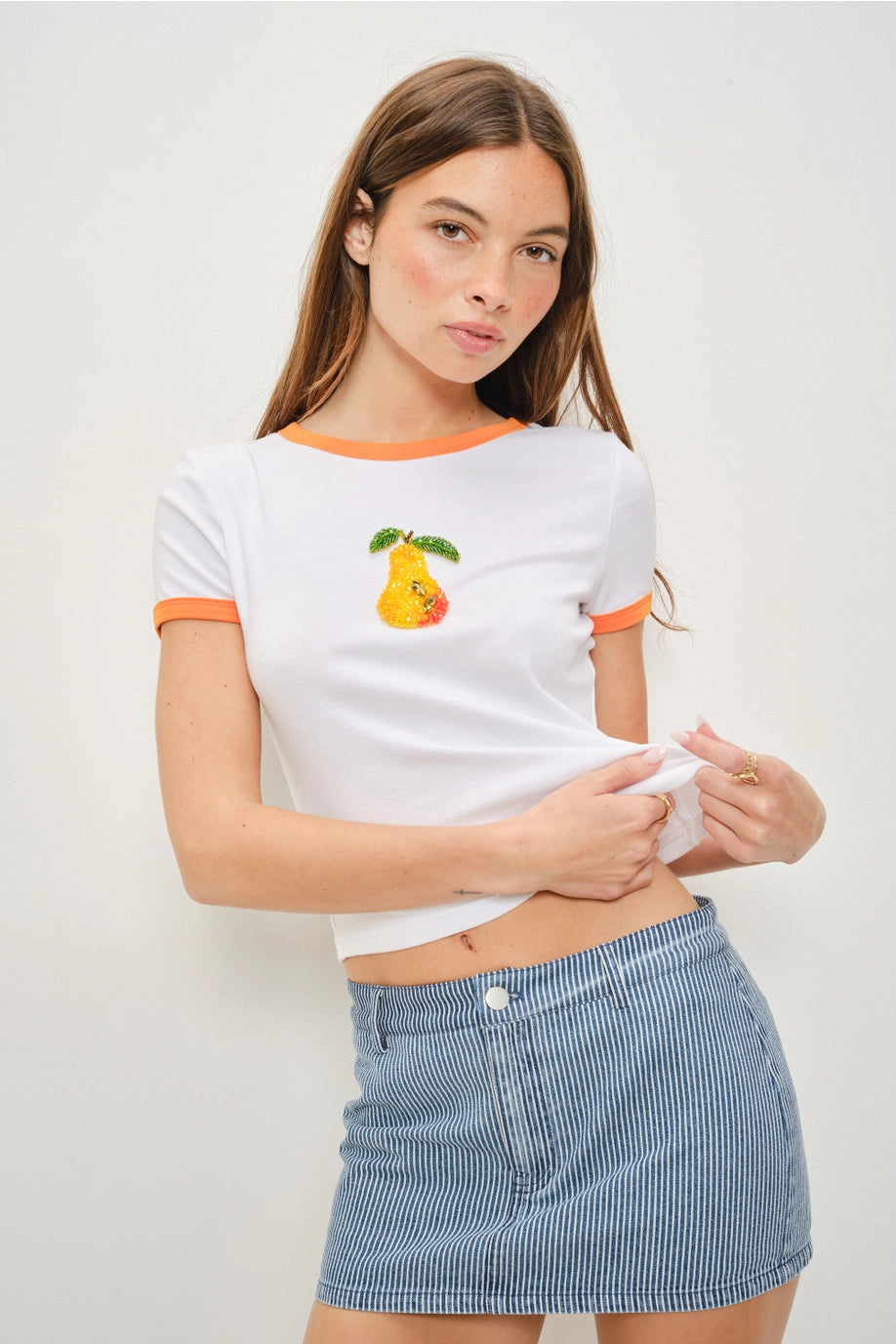 Beaded Pear Tee