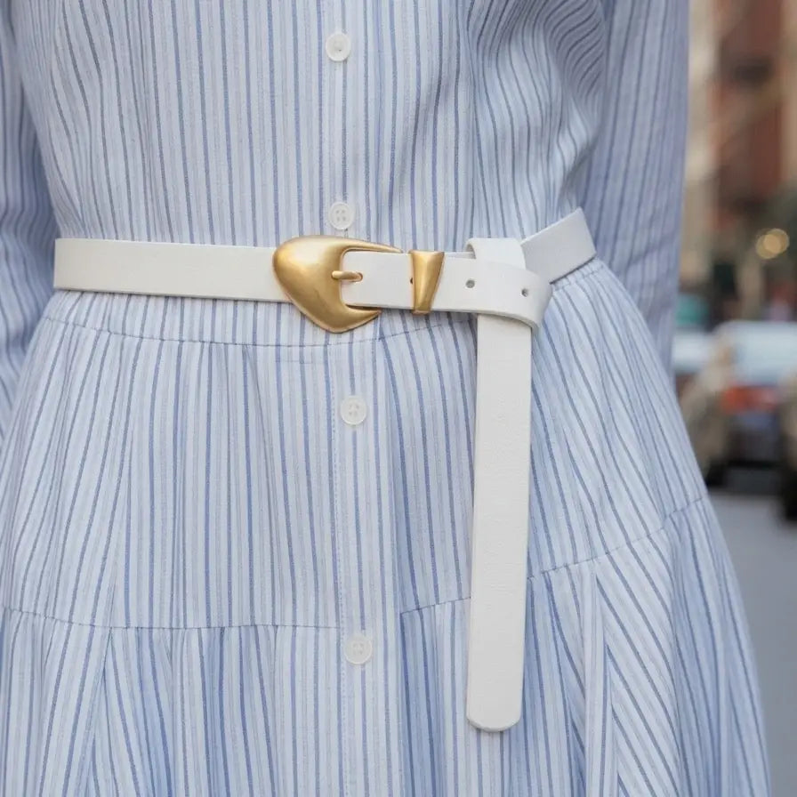 Skinny Suede Belt