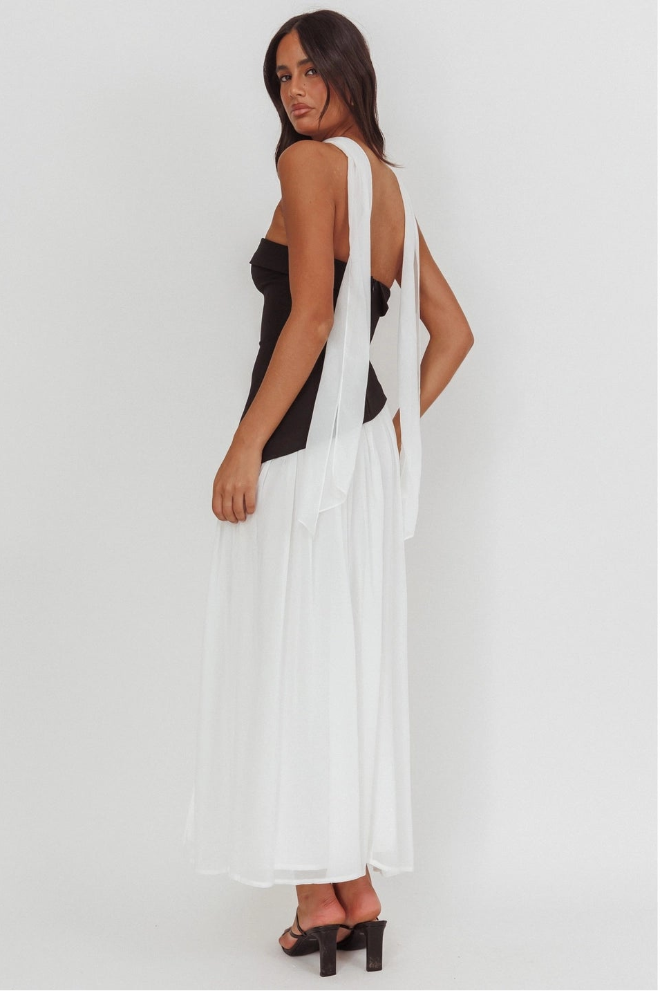 It's Black & White Maxi Dress