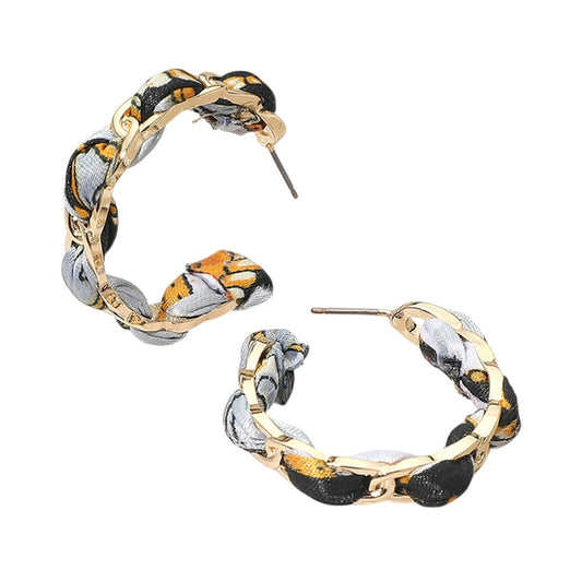 Scarf Hoop Earring
