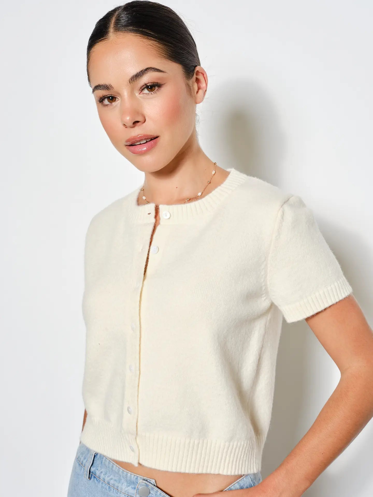 Allison Short Sleeve Cardigan