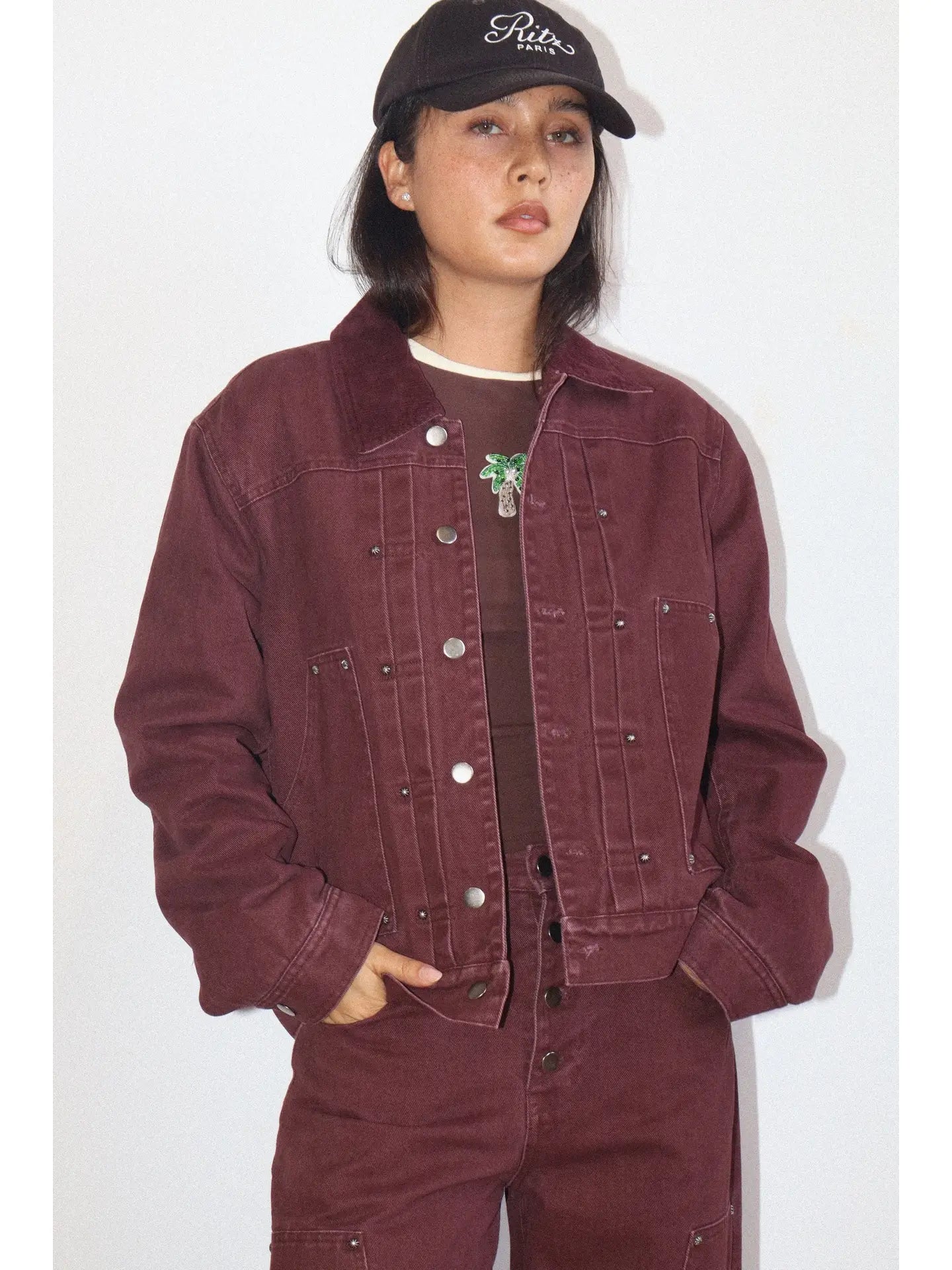 Bella Burgundy Jacket