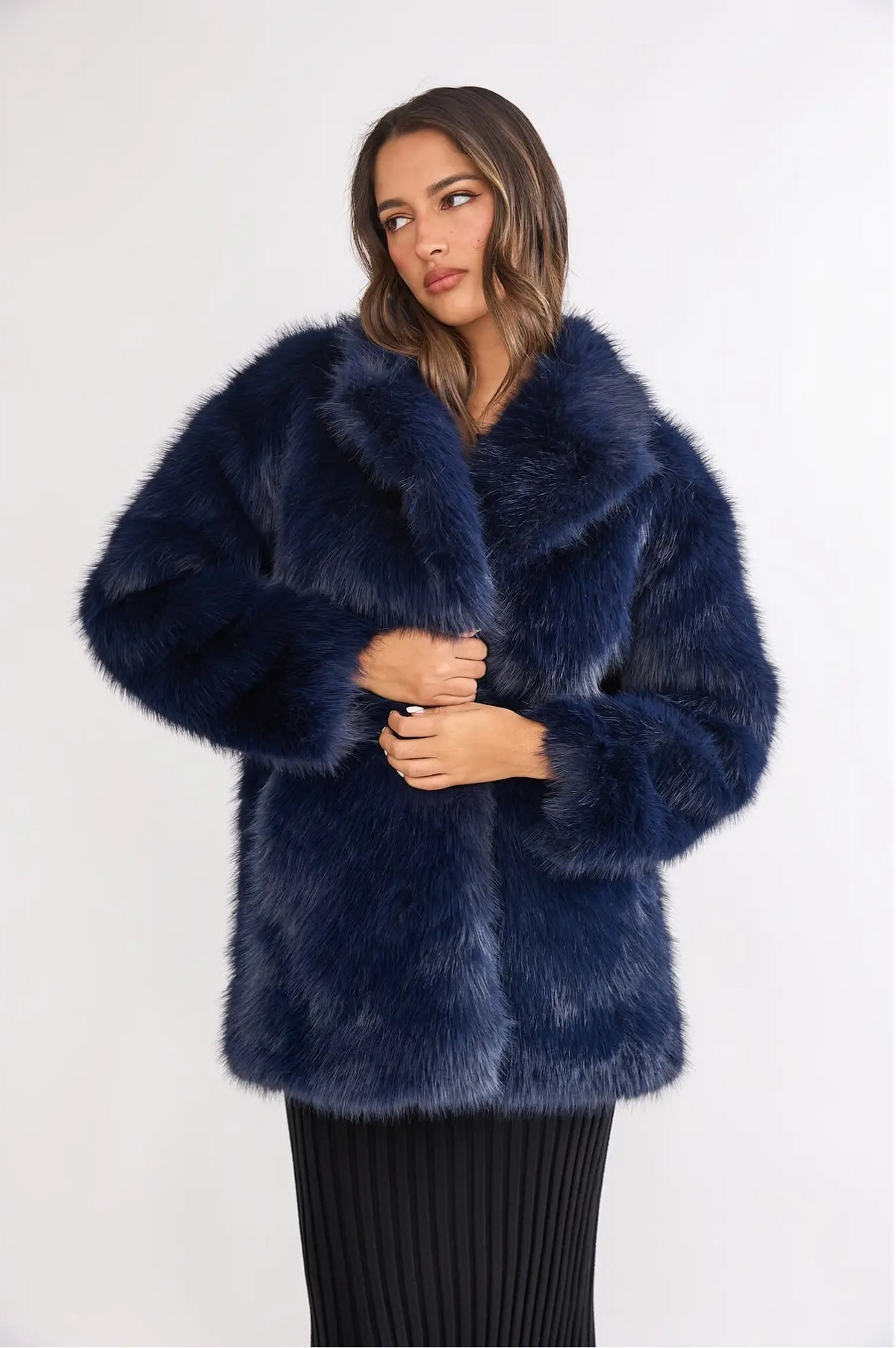 Feeling Myself Faux Fur Coat