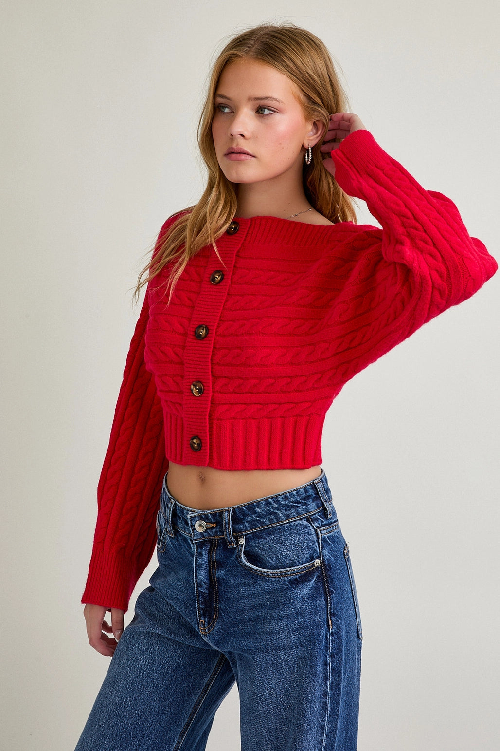 Cold Shoulder Cardi