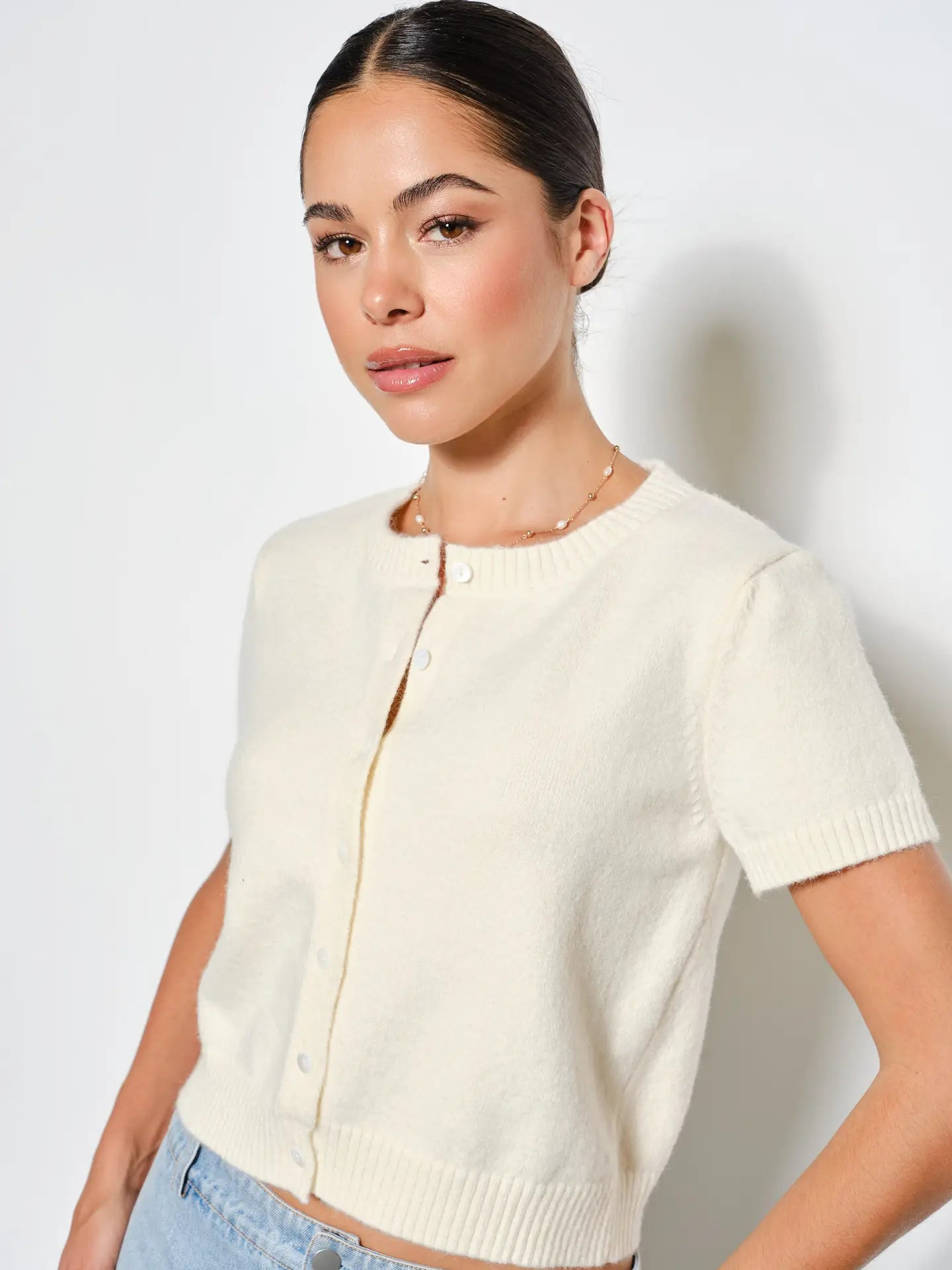 Allison Short Sleeve Cardigan