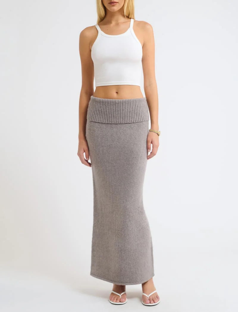 Fairfield Foldover Maxi Skirt