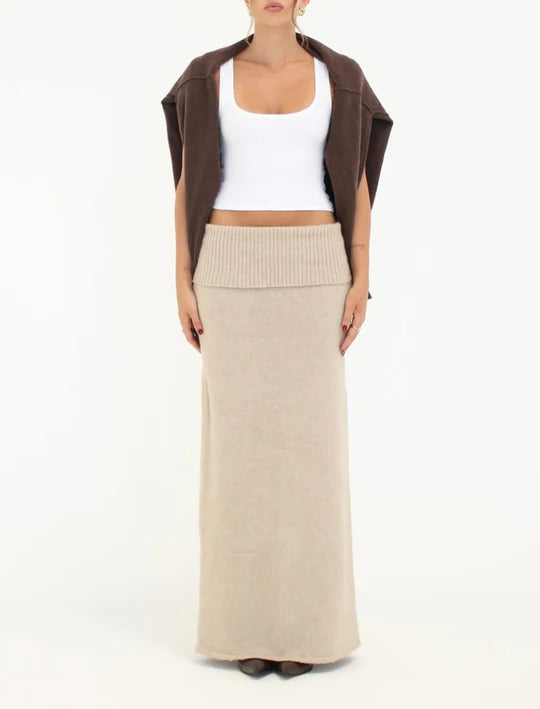 Fairfield Foldover Maxi Skirt