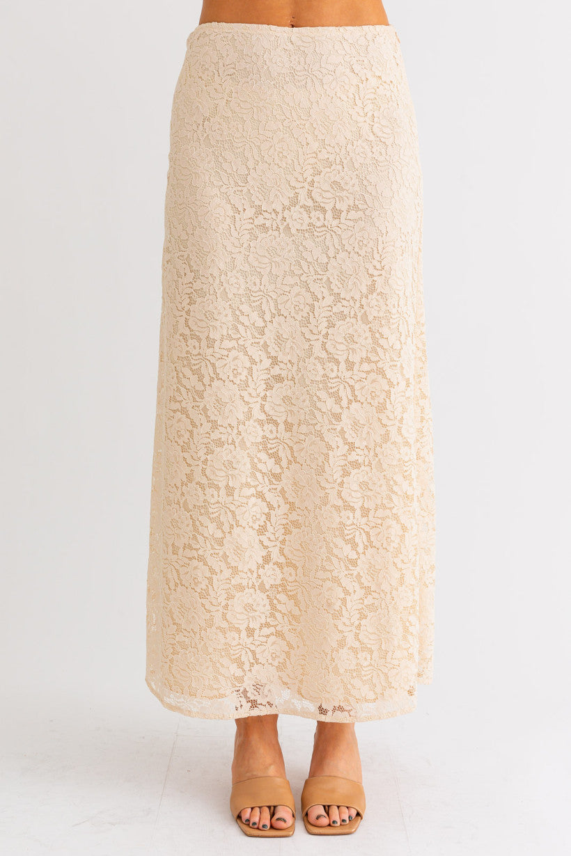 Pretty in Lace Maxi Skirt