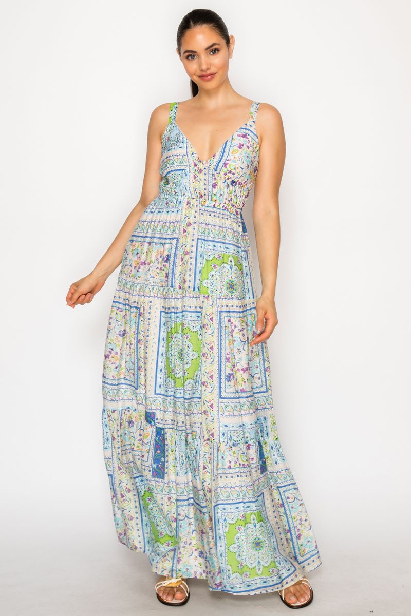 Tati Tapestry Maxi Dress