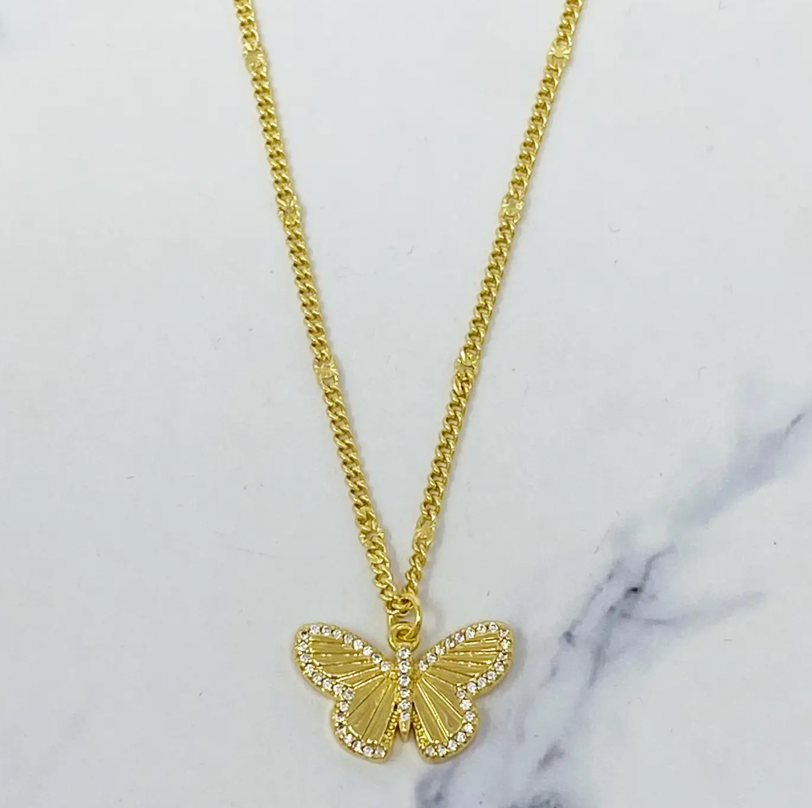 GP Butterfly In Flight Necklace